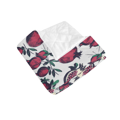 Pomegranate Pattern Print Design PG01 Premium Quilt