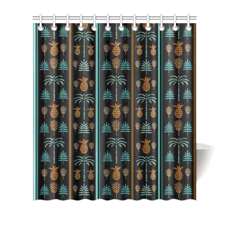 Hawaiian Themed Pattern Print Design H023 Shower Curtain