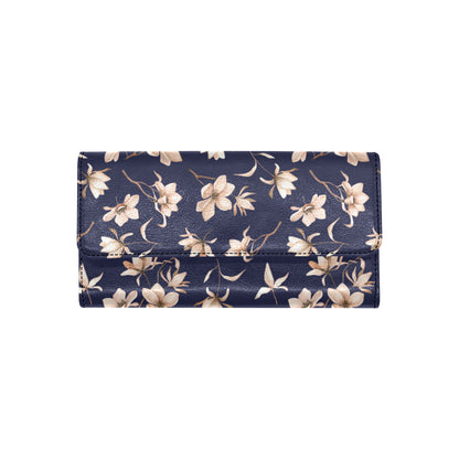 Beautiful Floral Pattern Women's Trifold Wallet