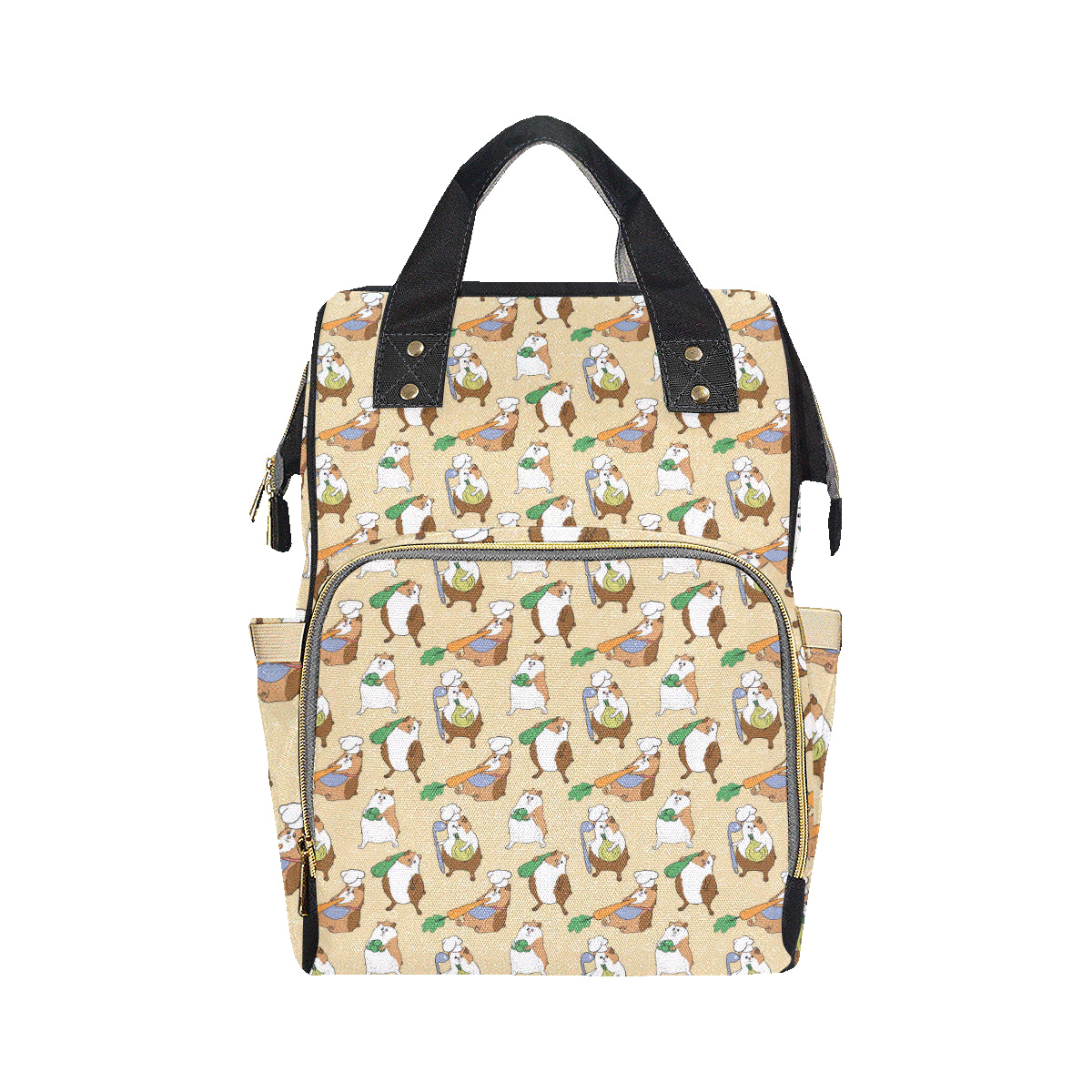 Guinea Pig Pattern Print Design 03 Diaper Bag Backpack
