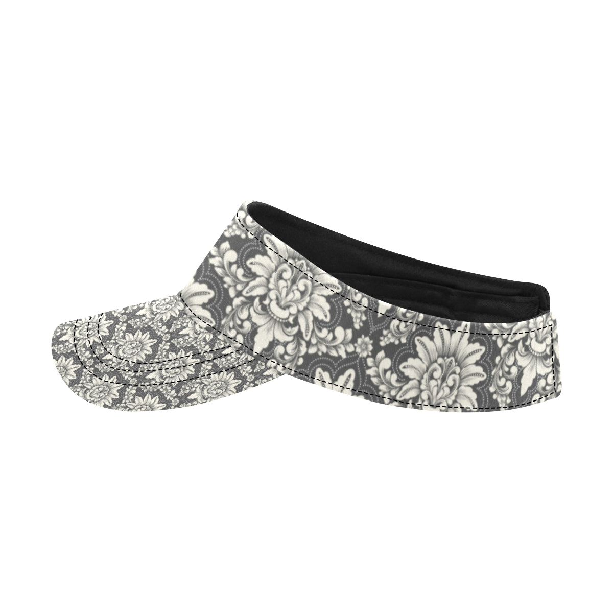 Damask Elegant Print Pattern Unisex Sun Visor