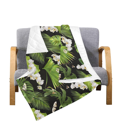 Tropical Flower Pattern Print Design TF026 Premium Quilt