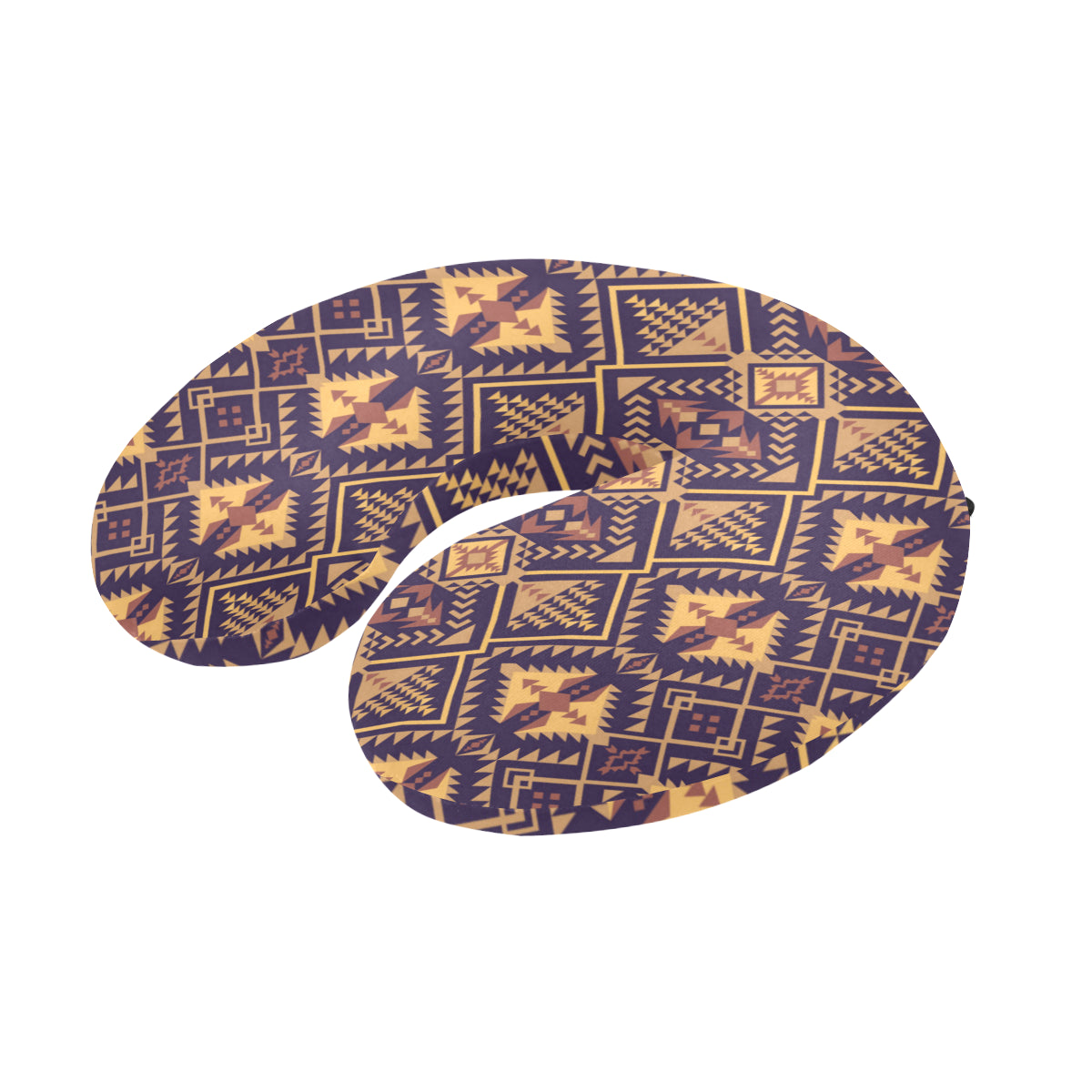 Aztec Pattern Print Design 09 U-Shaped Travel Neck Pillow
