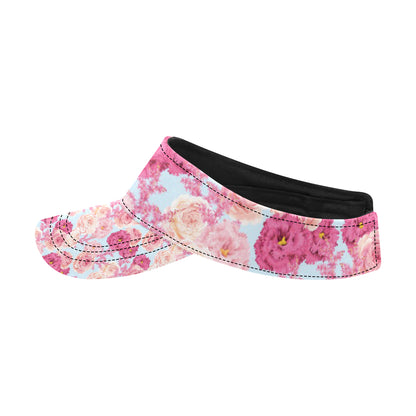 Lisianthus Pattern Print Design LT05 Unisex Sun Visor