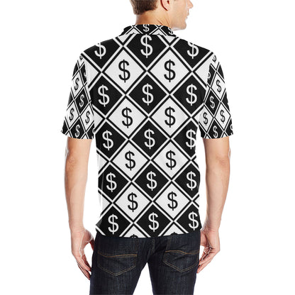 Money Pattern Print Design 04 Men Polo Shirt