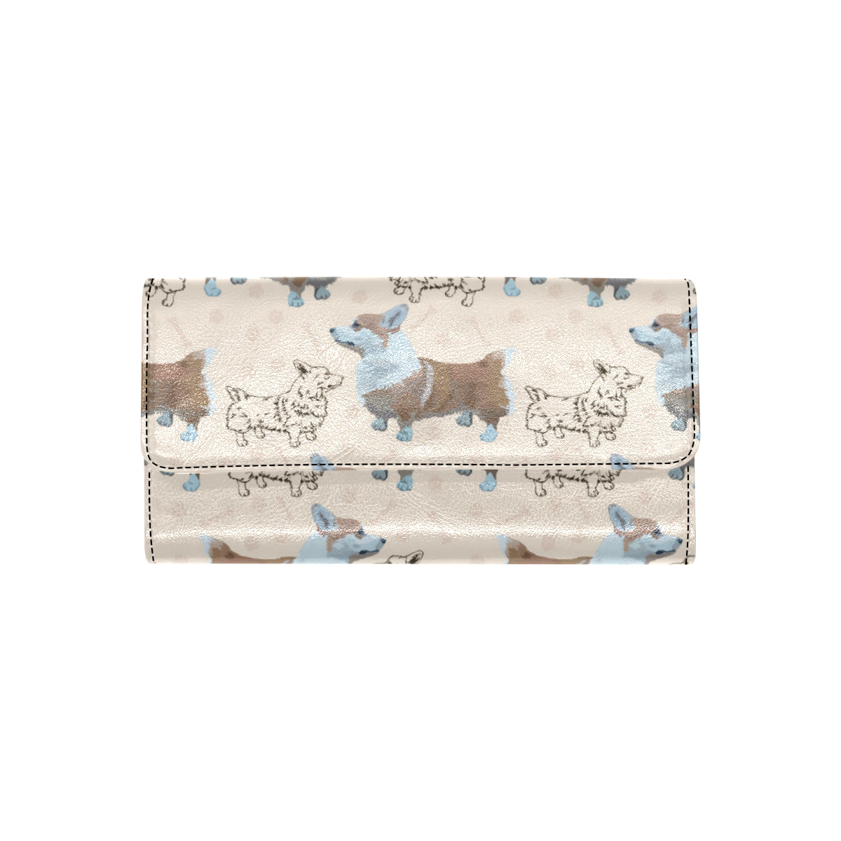Pembroke Welsh Corgis Pattern Print Design A03 Women's Trifold Wallet