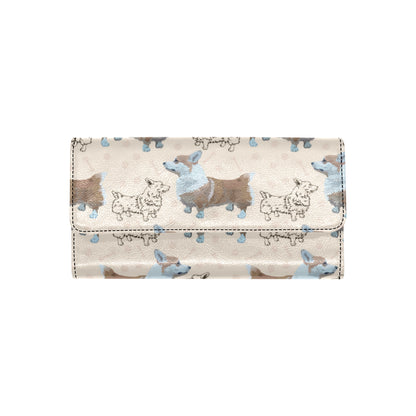 Pembroke Welsh Corgis Pattern Print Design A03 Women's Trifold Wallet