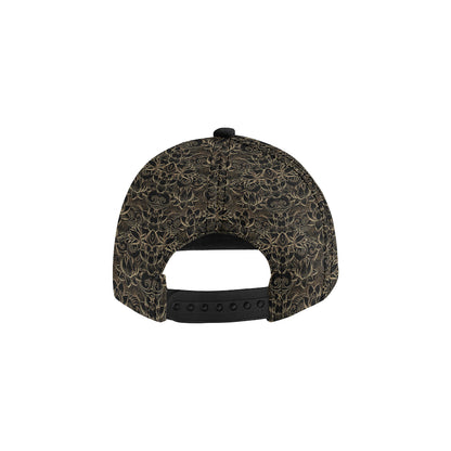 Lotus Gold Mandala Design Themed Snapback Cap