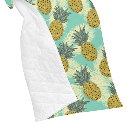 Pineapple Pattern Print Design PP03 Premium Quilt