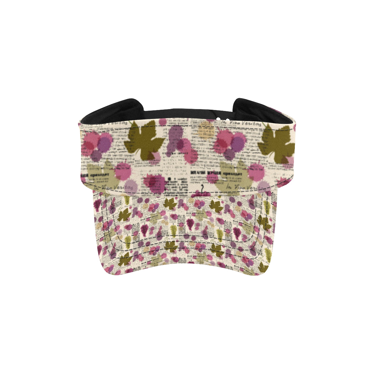 Wine Style Design Print Unisex Sun Visor