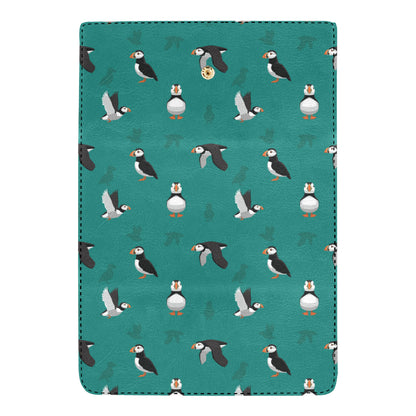 Puffin Pattern Print Design A02 Women's Trifold Wallet