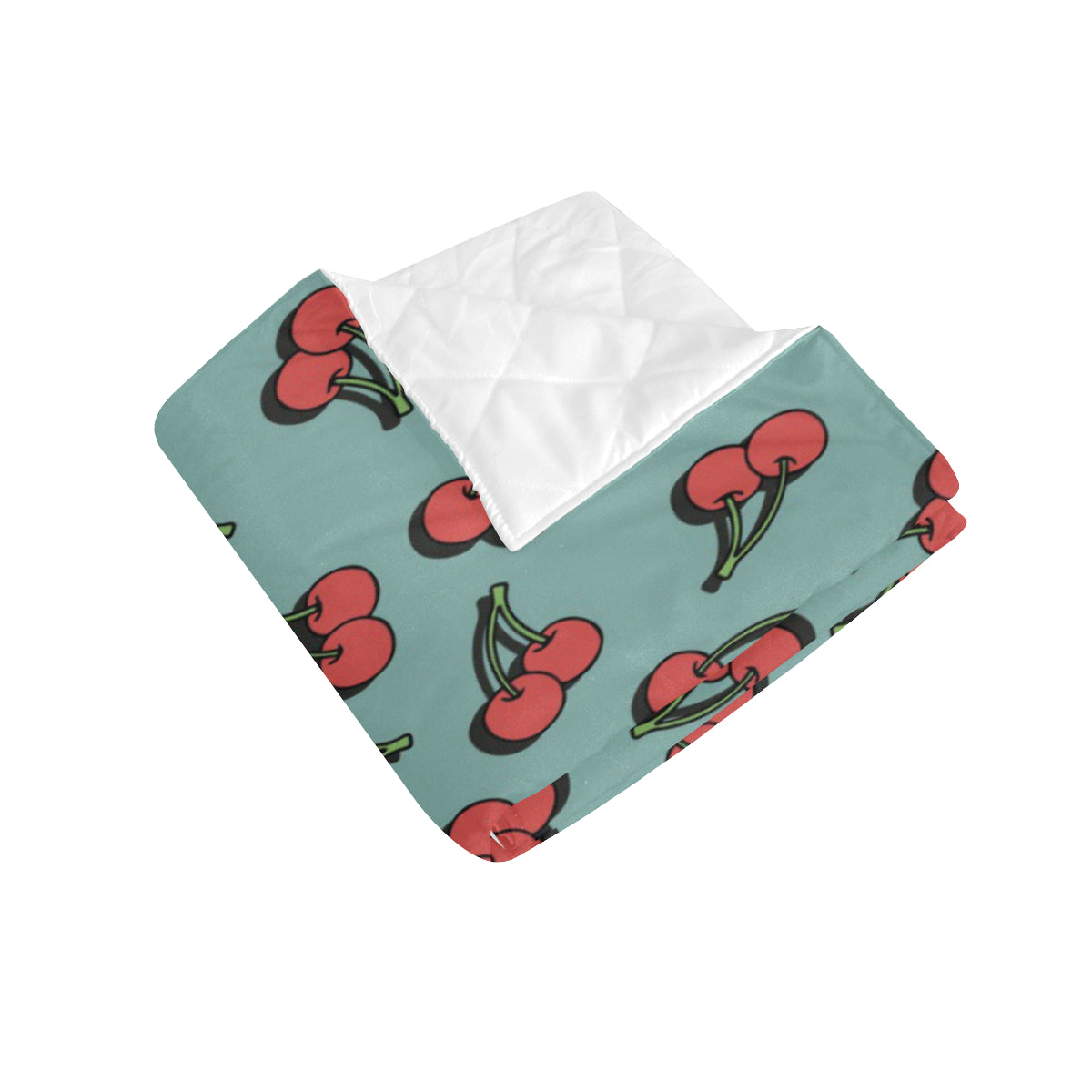 Cherry Pattern Print Design CH03 Premium Quilt