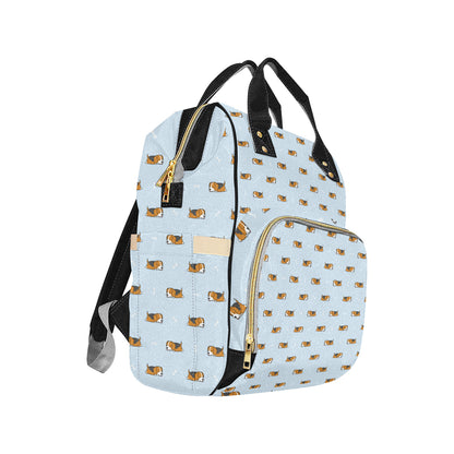 Beagle Pattern Print Design 06 Diaper Bag Backpack