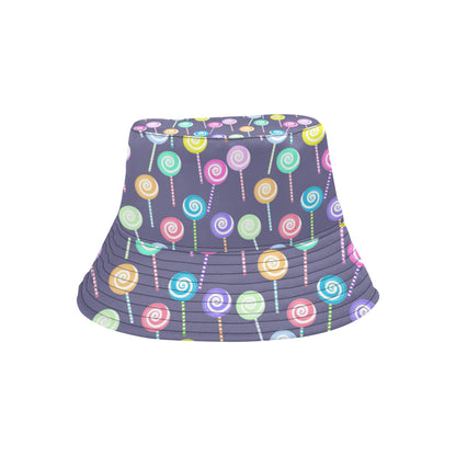 Lollipop Pattern Print Design LL03 Unisex Bucket Hat