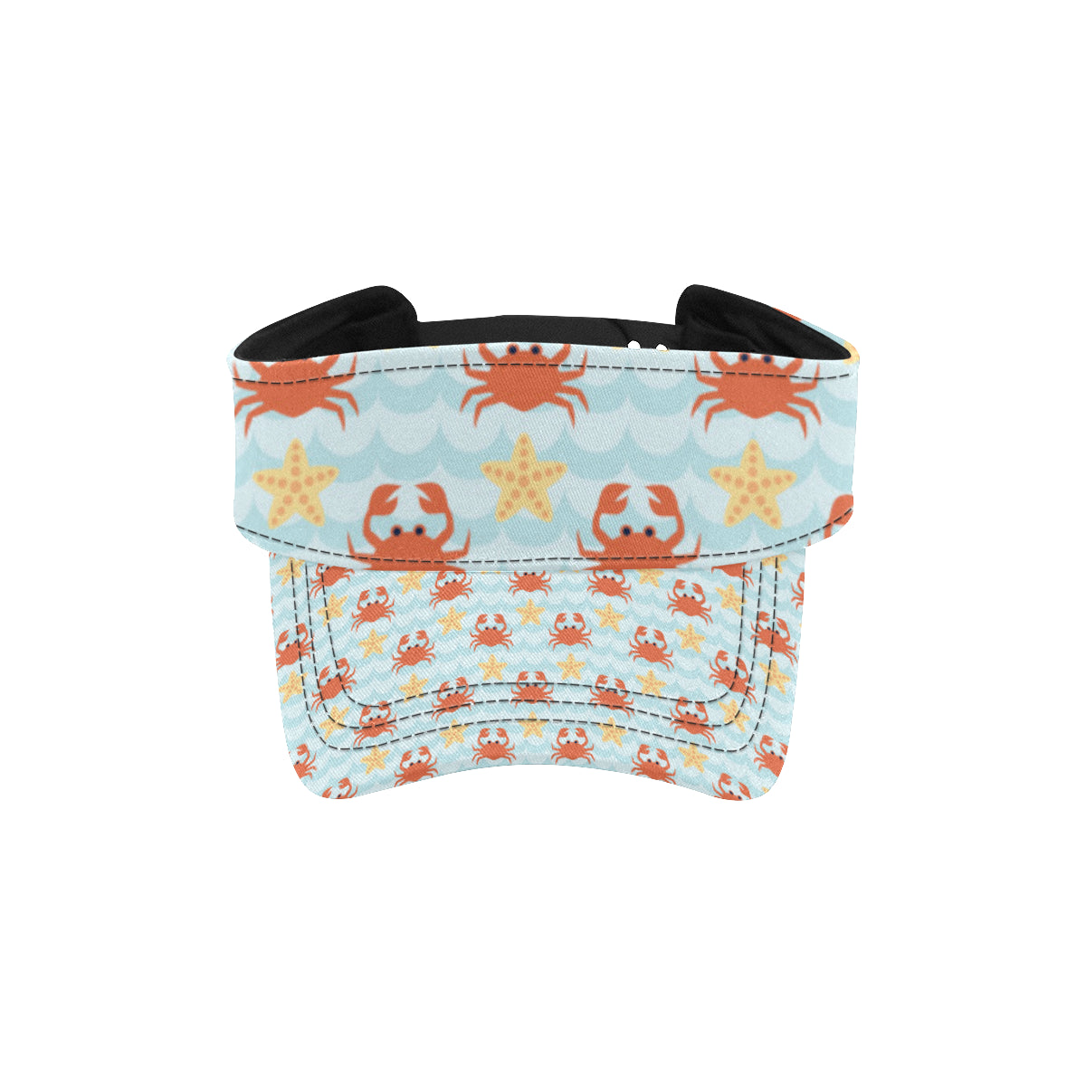 Crab Pattern Print Design 03 Unisex Sun Visor