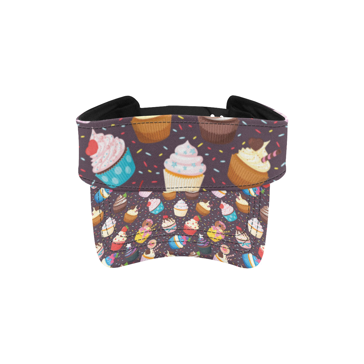 Cupcakes Party Print Pattern Unisex Sun Visor