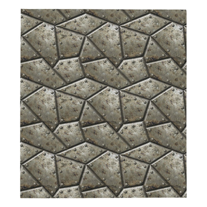 Armor Pattern Print Design 01 Premium Quilt