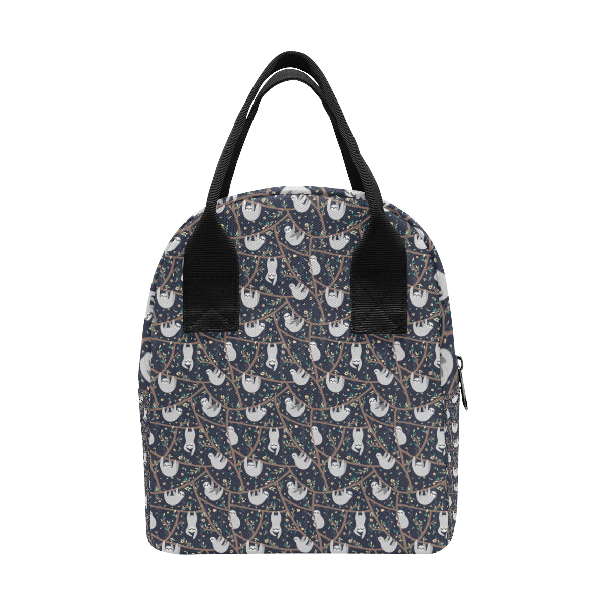 Sloth Happy Design Themed Print Insulated Lunch Bag