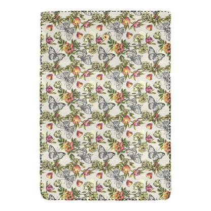 Butterfly Flower Pattern Print Design 06 Women's Trifold Wallet