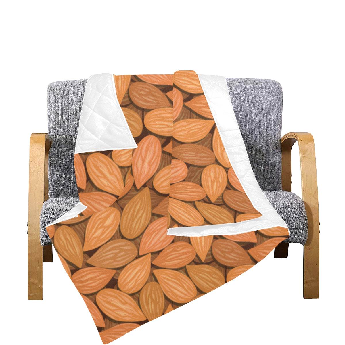 Almond Pattern Print Design 01 Premium Quilt