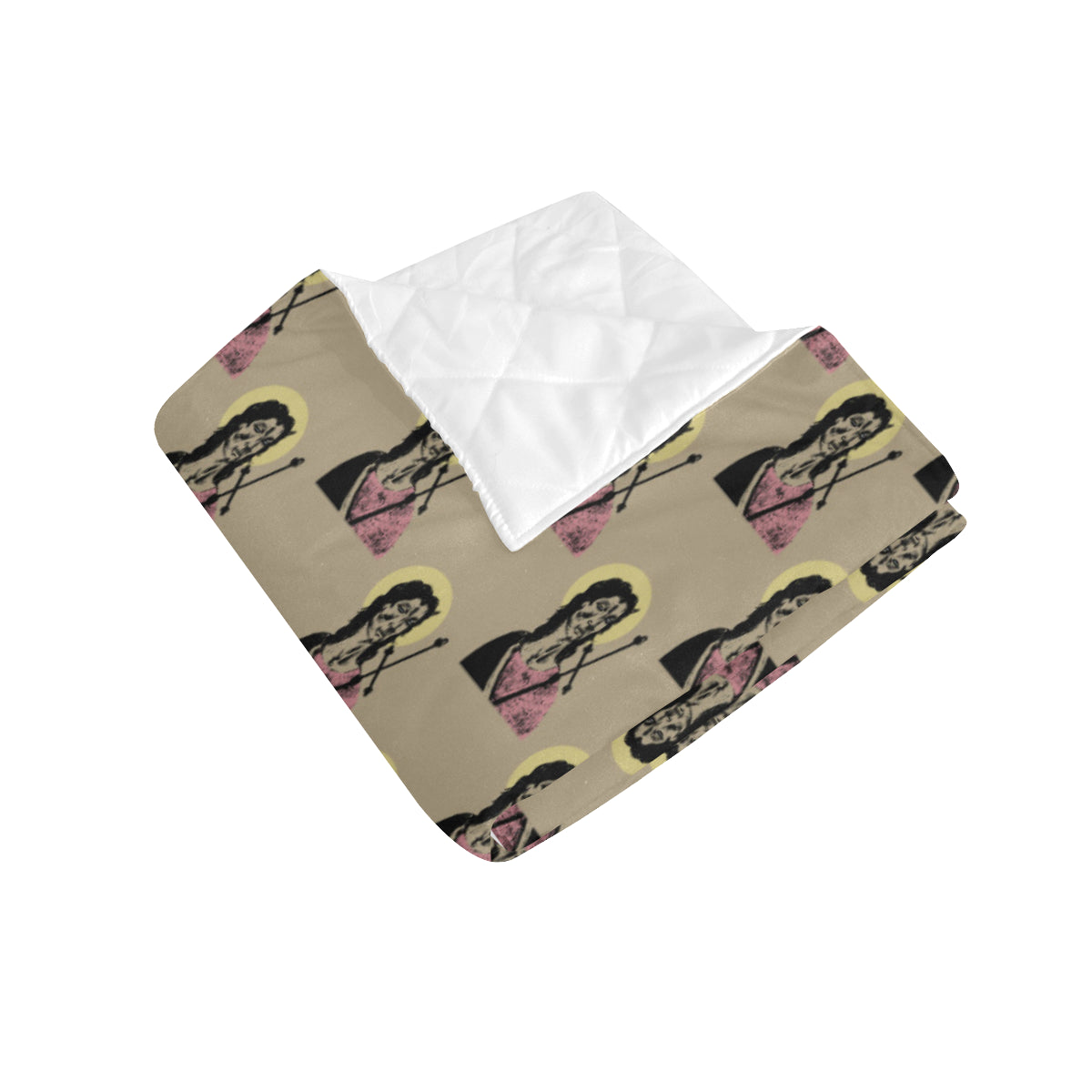 Christian Pattern Print Design 04 Premium Quilt