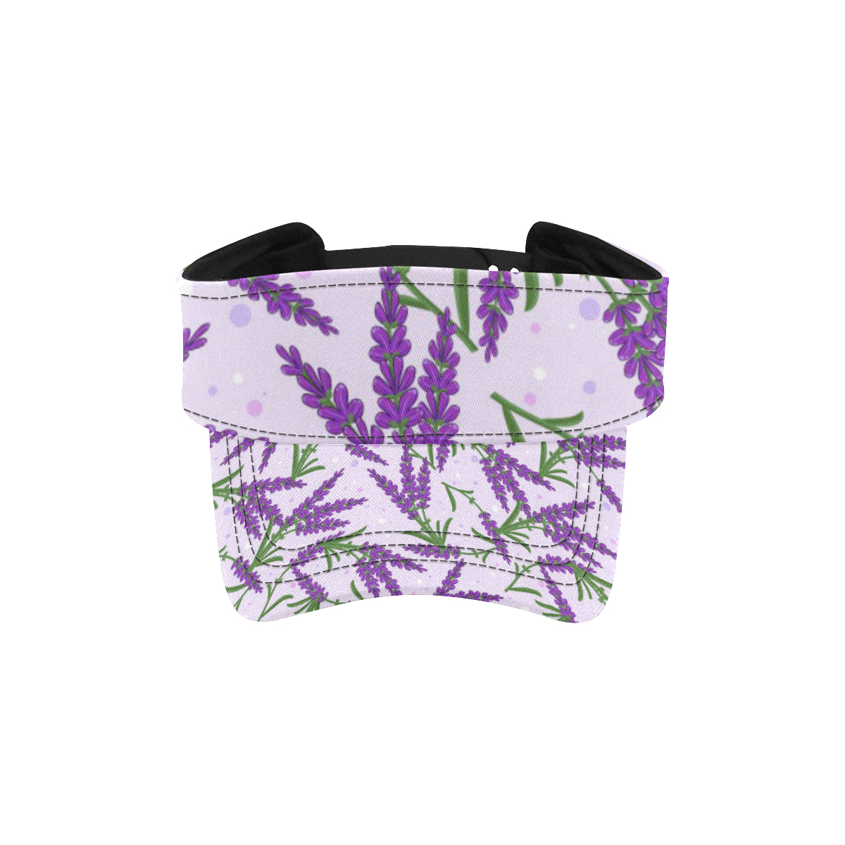 Lavender Pattern Print Design LV02 Unisex Sun Visor