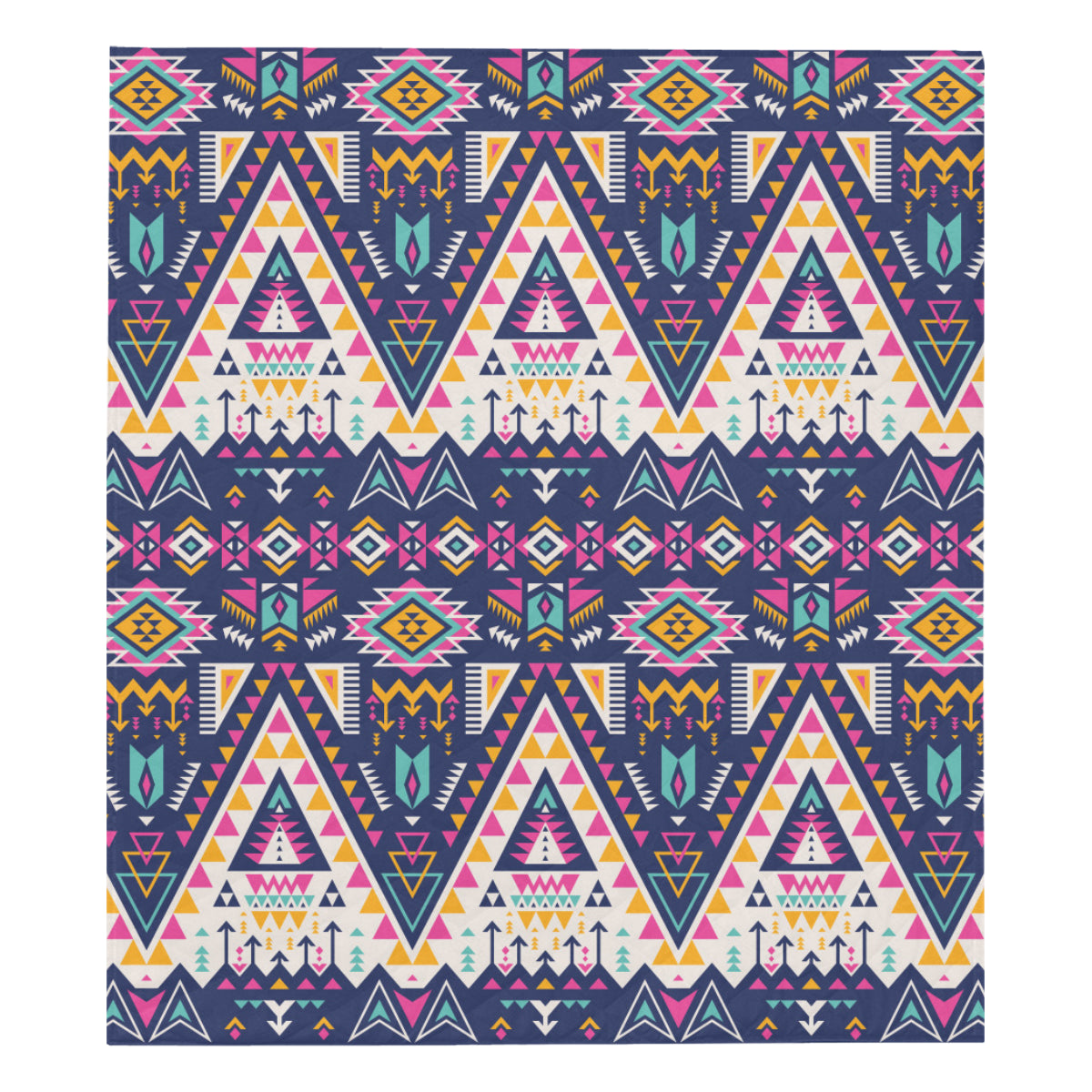 Pink Tribal Aztec native american Premium Quilt