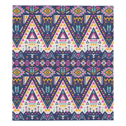 Pink Tribal Aztec native american Premium Quilt