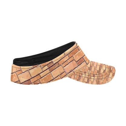 Brick Pattern Print Design 01 Unisex Sun Visor