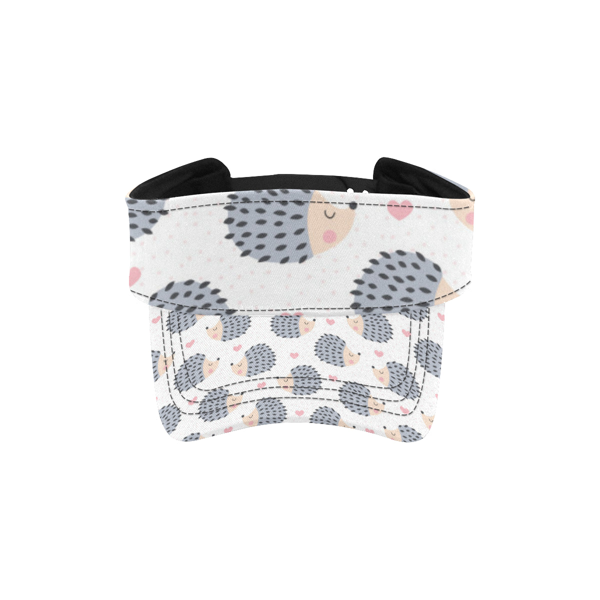 Hedgehog Baby Pattern Print Design 03 Unisex Sun Visor