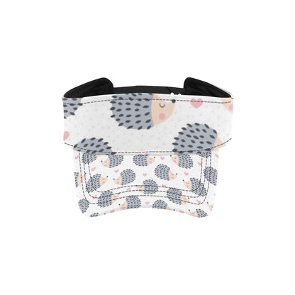Hedgehog Baby Pattern Print Design 03 Unisex Sun Visor