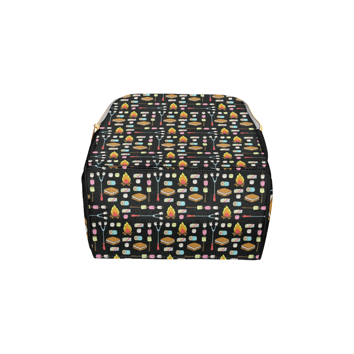 Camping Campfire Marshmallows Diaper Bag Backpack