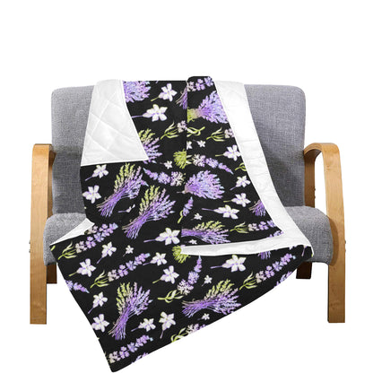 Lavender Pattern Print Design LV04 Premium Quilt