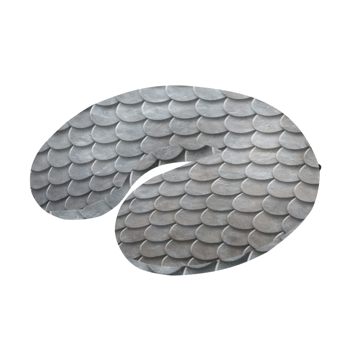 Armor Scales Pattern Print Design 03 U-Shaped Travel Neck Pillow