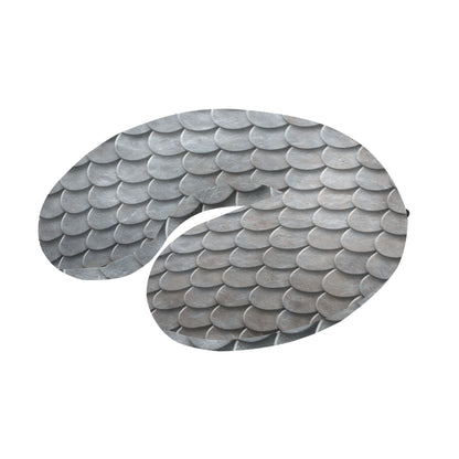 Armor Scales Pattern Print Design 03 U-Shaped Travel Neck Pillow