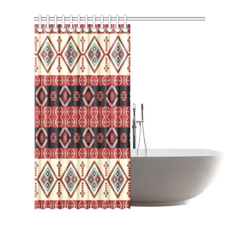 Navajo Pattern Print Design A05 Shower Curtain
