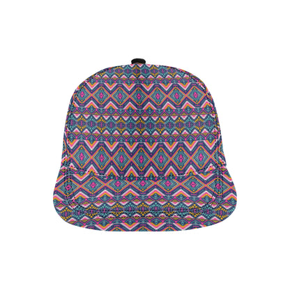Indian Navajo Pink Themed Design Print Snapback Cap