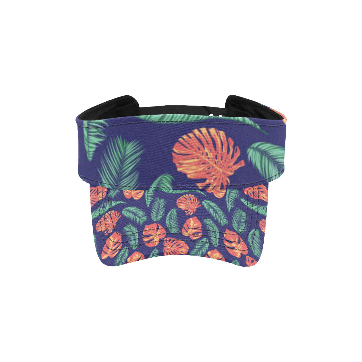 Palm Leaves Pattern Print Design PL011 Unisex Sun Visor