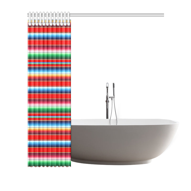 Serape Print Shower Curtain