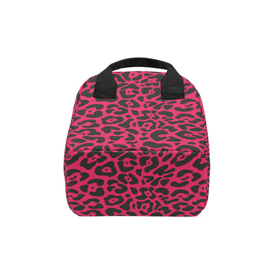 Cheetah Pink Print Pattern Insulated Lunch Bag