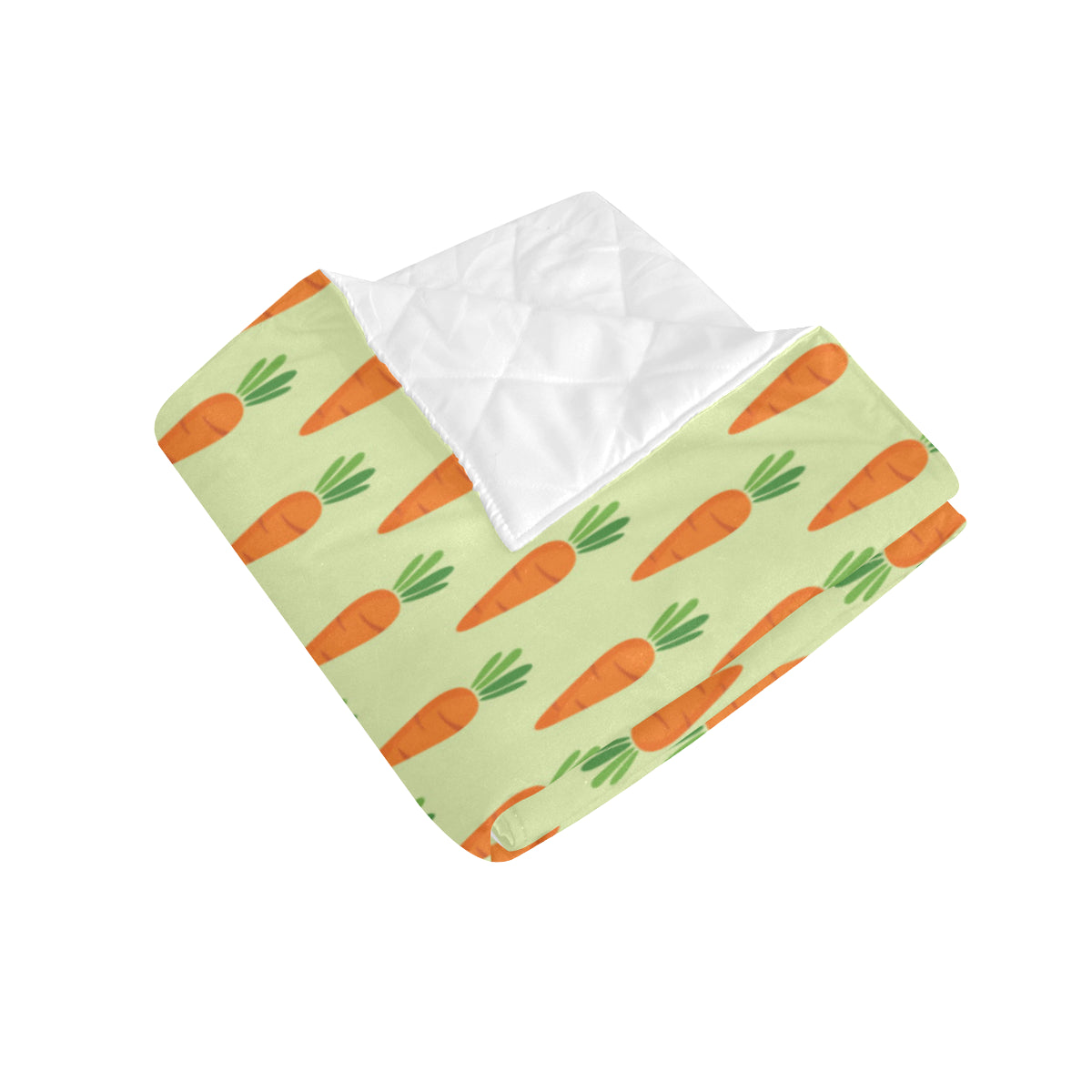 Carrot Pattern Print Design 02 Premium Quilt