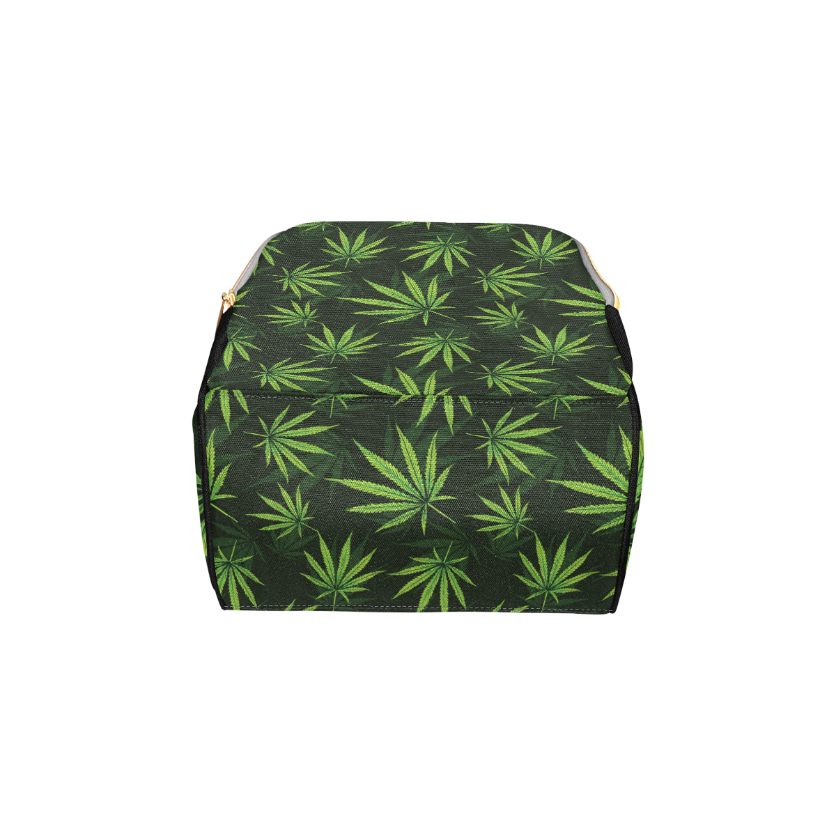 Pot Leaf Pattern Print Design A03 Diaper Bag Backpack