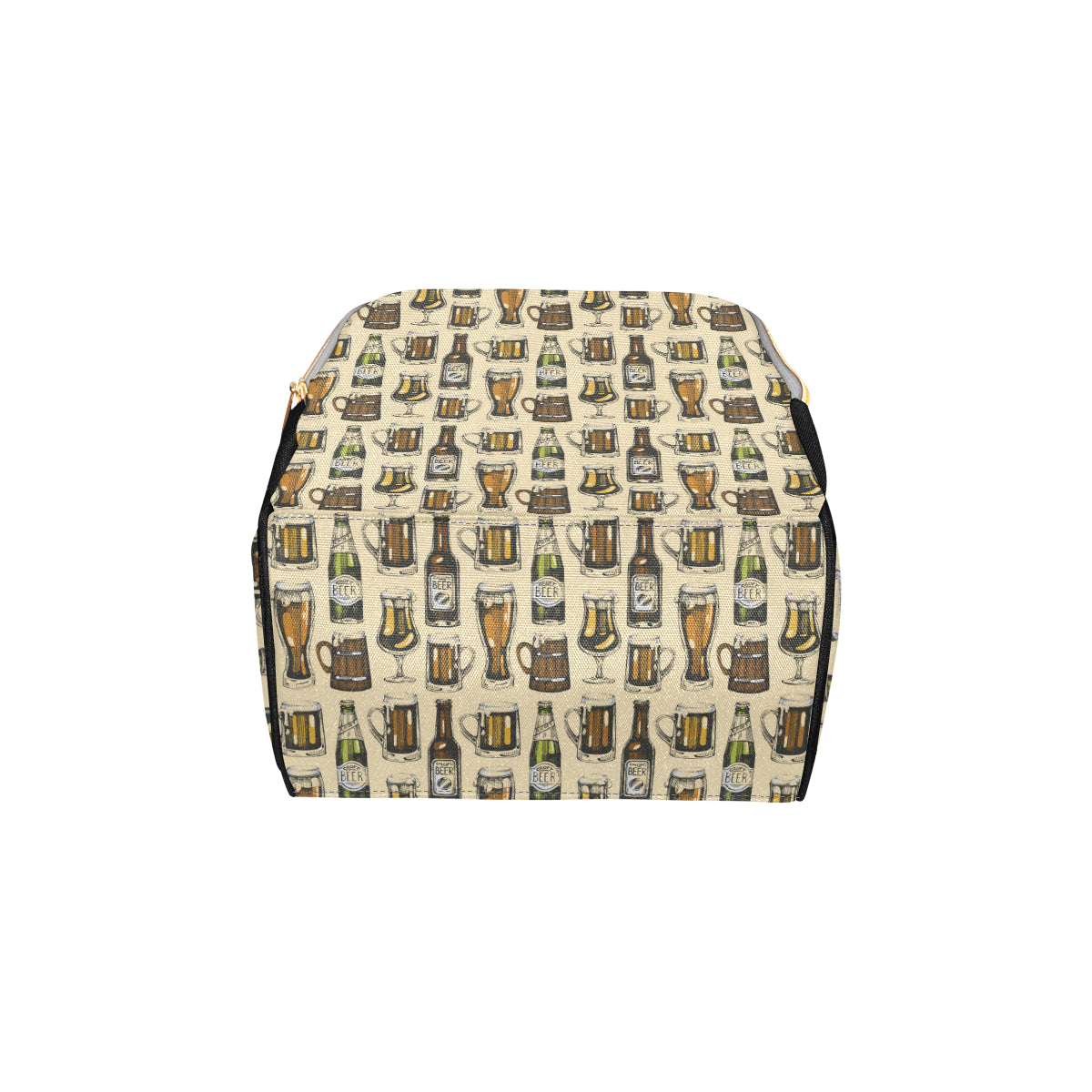 Beer Pattern Print Design 04 Diaper Bag Backpack