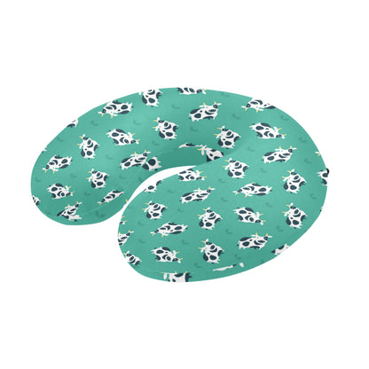 Cow Pattern Print Design 03 U-Shaped Travel Neck Pillow