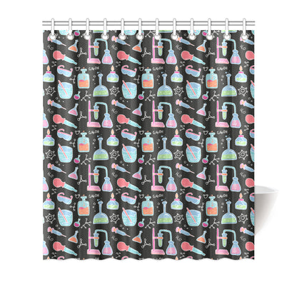 Chemical Pattern Print Design 06 Shower Curtain