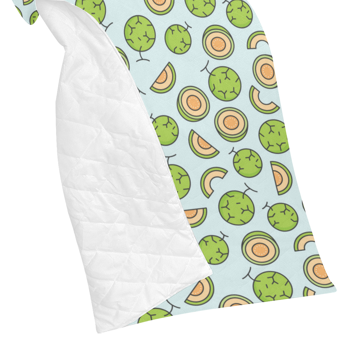 Cantaloupe Pattern Print Design 02 Premium Quilt