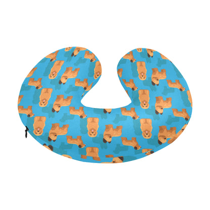 Briards Pattern Print Design 01 U-Shaped Travel Neck Pillow