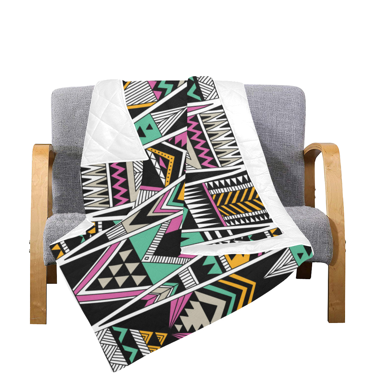 Tribal Aztec Triangle Premium Quilt