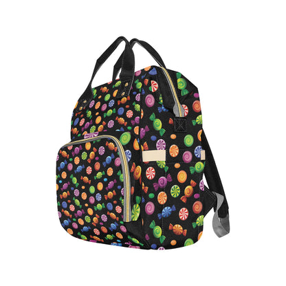 Candy Pattern Print Design 01 Diaper Bag Backpack