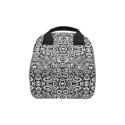 Polynesian Tattoo Pattern Insulated Lunch Bag